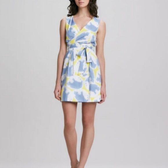 Diane Von Furstenberg Carol Mini Dress - Size 6 - Picture 1 of 16